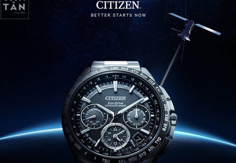 Khám phá đồng hồ Citizen Eco-drive Satellite Wave - GPS - Blog Tân Tân