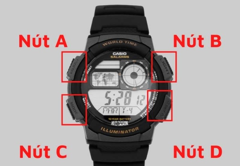Cách chỉnh ngày giờ đồng hồ đeo tay chi tiết nhất