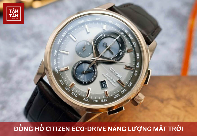 Review đồng hồ Citizen Eco-Drive năng lượng mặt trời