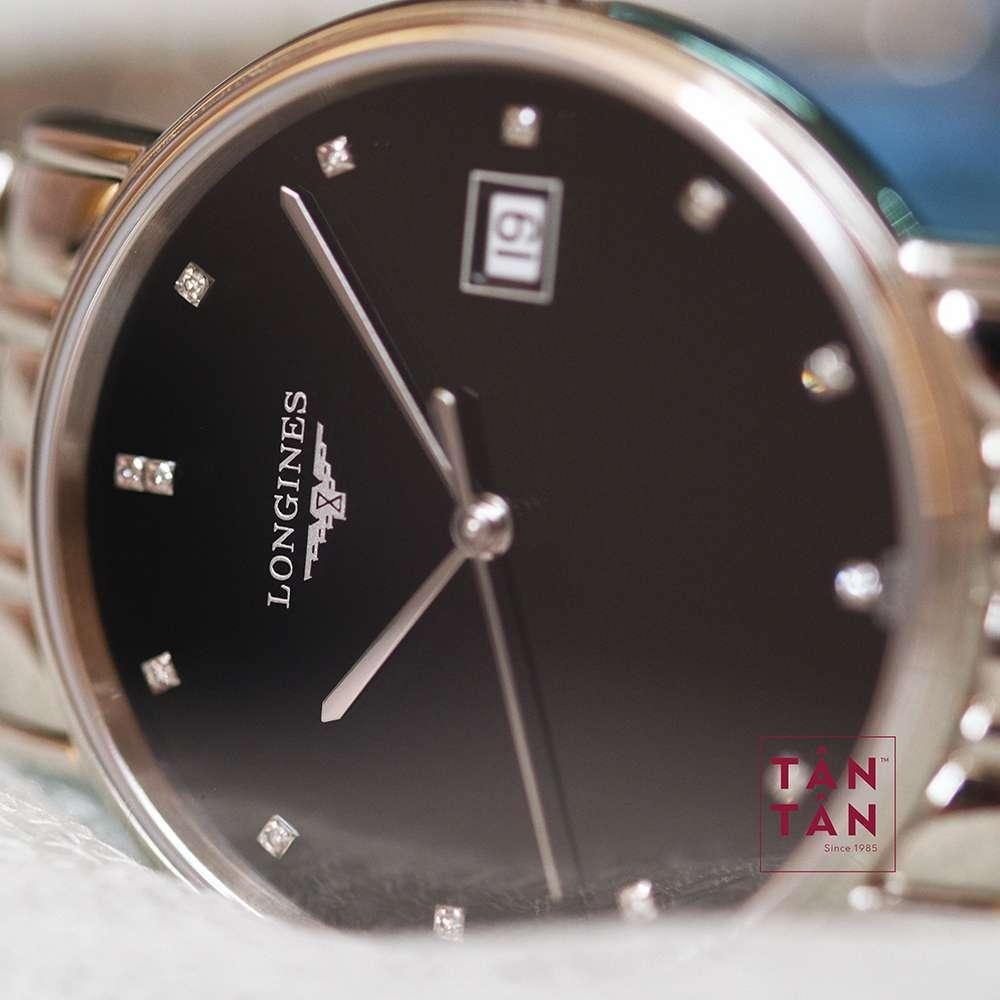 Đồng Hồ Longines L4.720.4.97.6 Nữ Lịch Ngày Kính Sapphire 33mm
