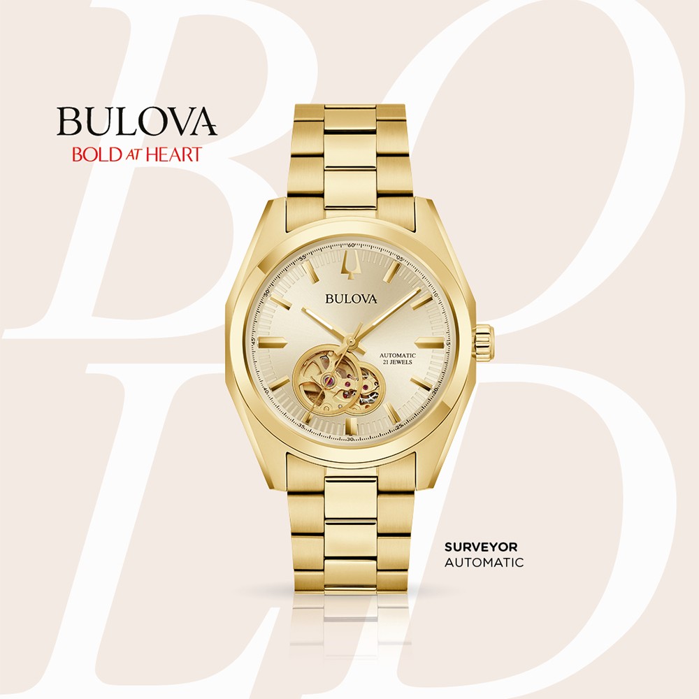 Đồng Hồ Nam Bulova Surveyor Automatic 97A182 39mm