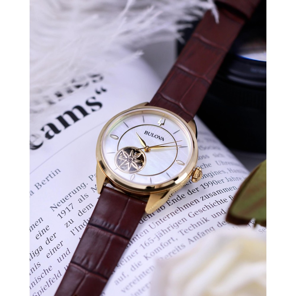 Đồng Hồ Nữ Bulova Classic Sutton Automatic 97L179 34.5mm
