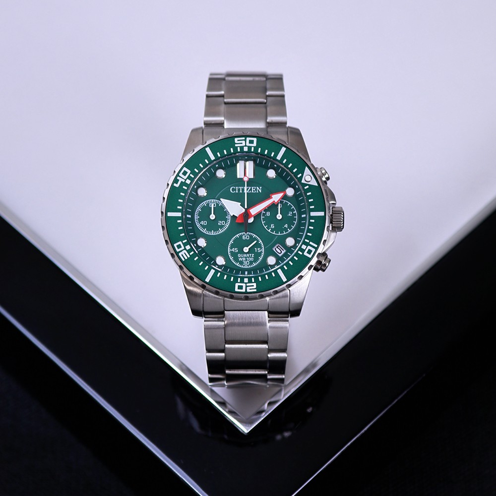 Đồng Hồ Nam Citizen Quartz Chronograph AI5009-80X 43mm