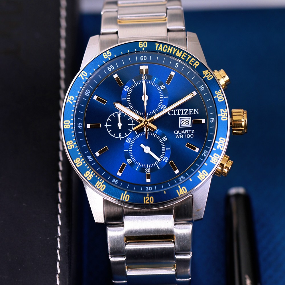 Đồng Hồ Nam Citizen Quartz Chronograph AN3684-59L 44mm