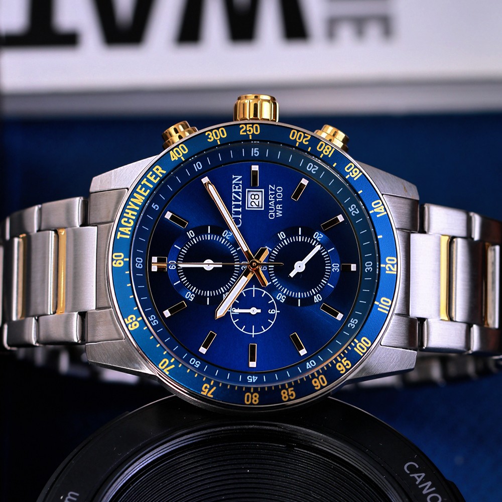 Đồng Hồ Nam Citizen Quartz Chronograph AN3684-59L 44mm