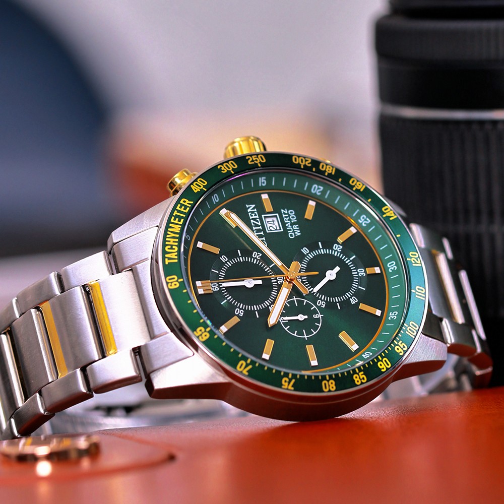 Đồng Hồ Nam Citizen Quartz Chronograph AN3689-55X 44mm