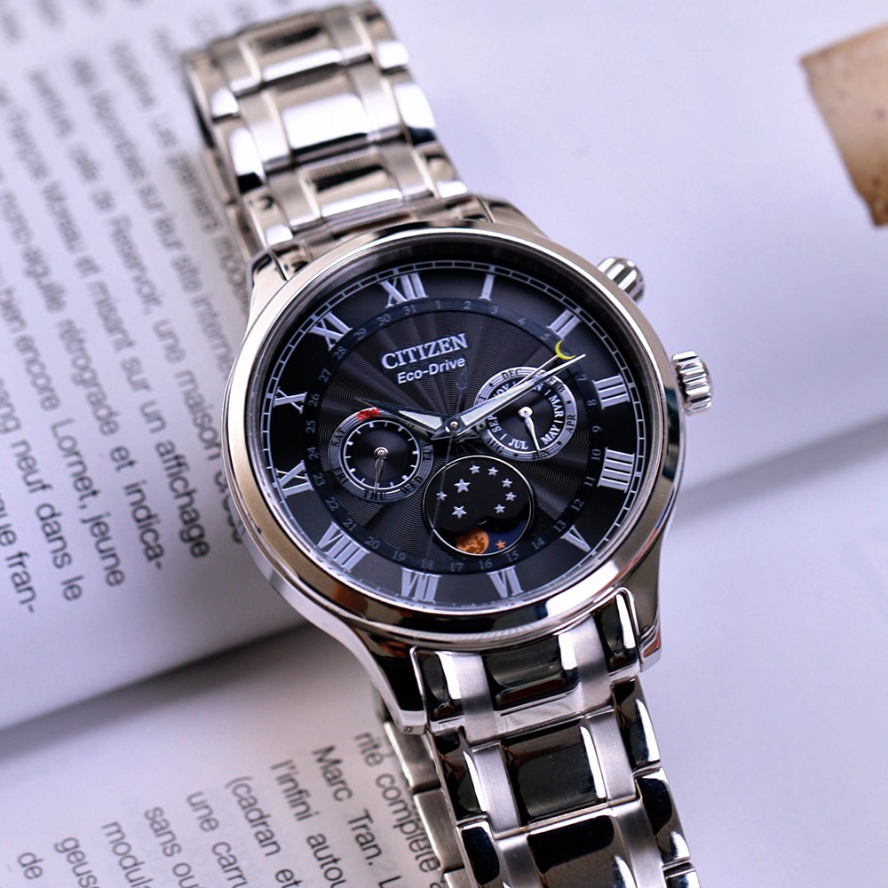Đồng Hồ Nam Citizen Eco-Drive Moon-phase AP1050-81E 42.2mm