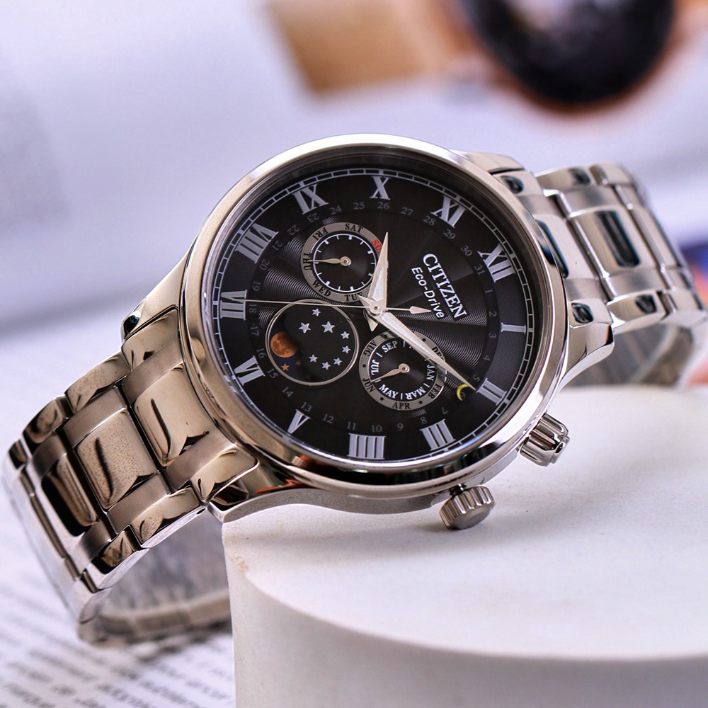 Đồng Hồ Nam Citizen Eco-Drive Moon-phase AP1050-81E 42.2mm