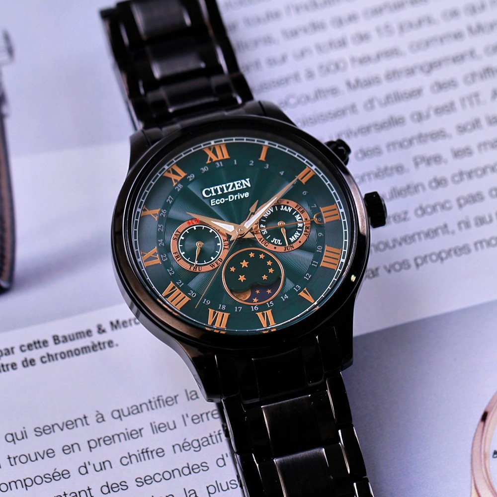 Đồng Hồ Nam Citizen Eco-Drive Moon-phase AP1055-87X 42.2mm