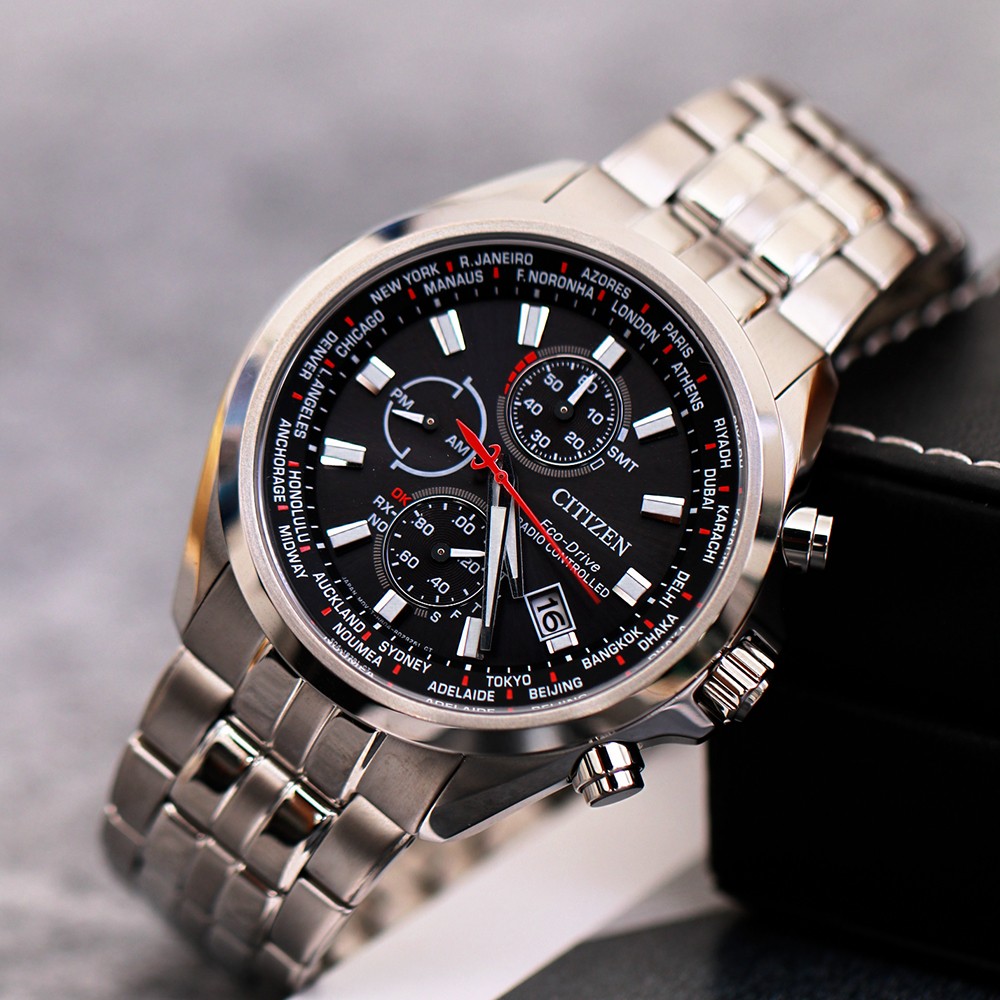 Đồng Hồ Nam Citizen Eco-Drive Radio-controlled AT8200-87E 44mm