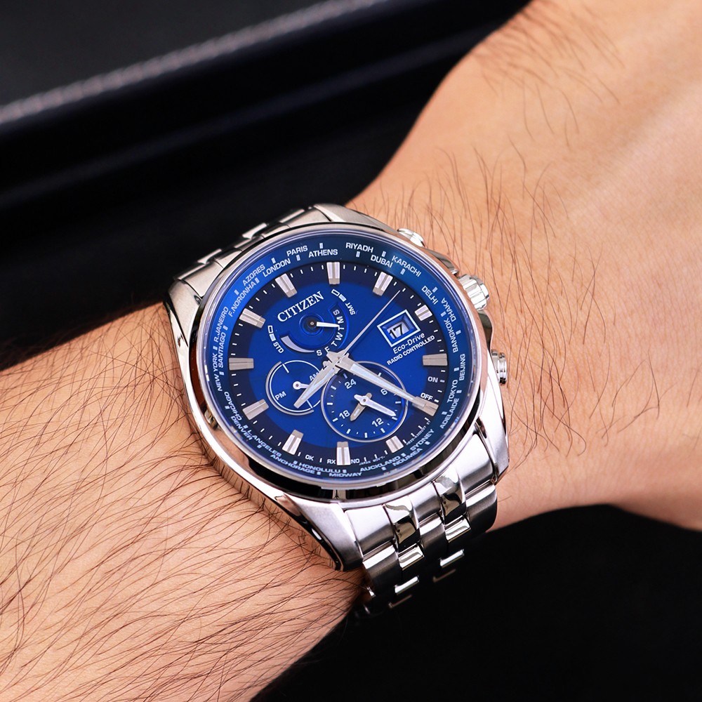 Đồng Hồ Nam Citizen Eco-Drive Radio-Controlled AT9120-89L 44.3mm