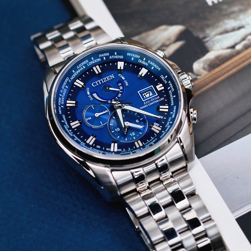 Đồng Hồ Nam Citizen Eco-Drive Radio-Controlled AT9120-89L 44.3mm