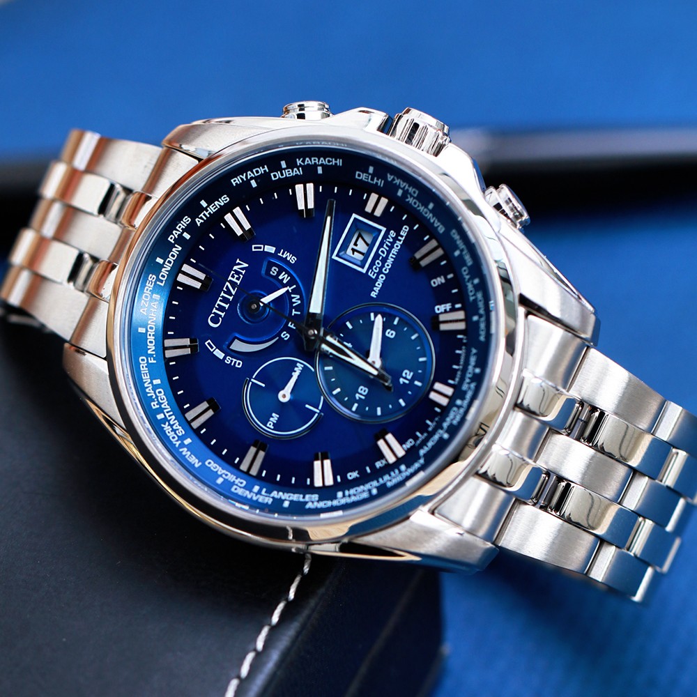 Đồng Hồ Nam Citizen Eco-Drive Radio-Controlled AT9120-89L 44.3mm
