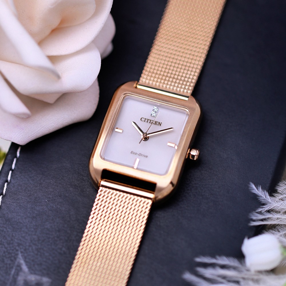 Đồng Hồ Nữ Citizen Eco-Drive EM0493-85P 23.5mm