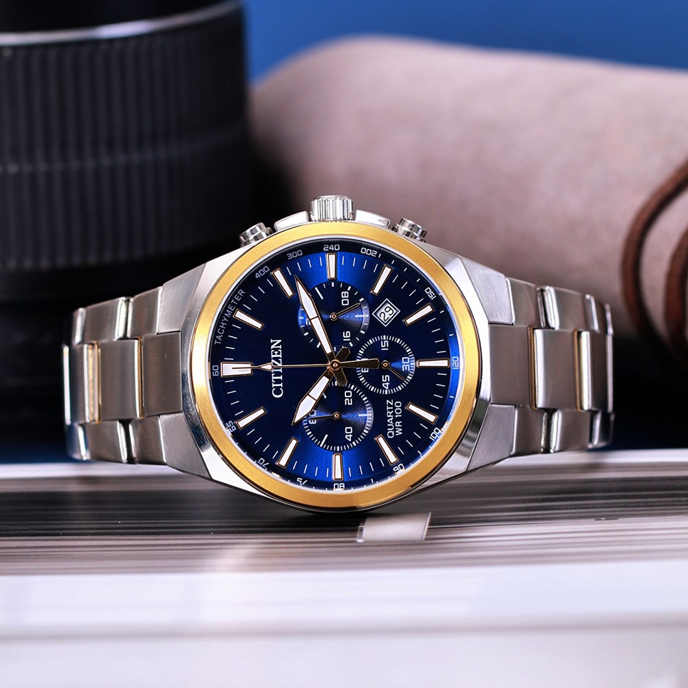 Đồng Hồ Nam Citizen Quartz Chronograph AN8176-52L 41mm
