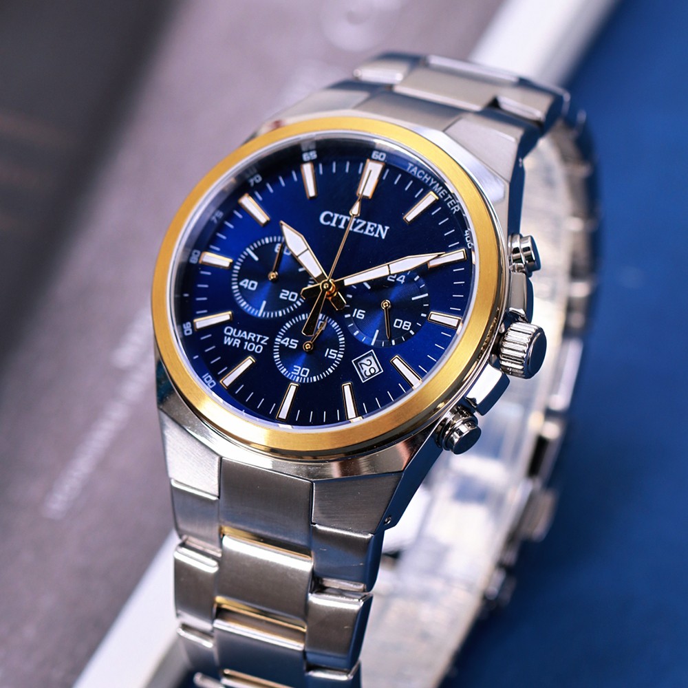 Đồng Hồ Nam Citizen Quartz Chronograph AN8176-52L 41mm
