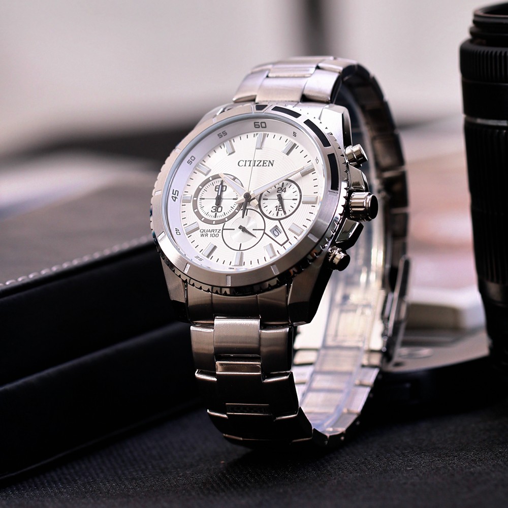 Đồng Hồ Nam Citizen Quartz Chronograph AN8200-50A 46.5mm