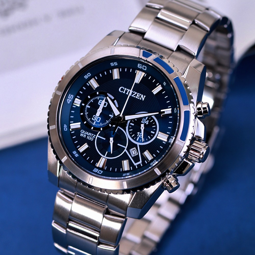 Đồng Hồ Nam Citizen Quartz Chronograph AN8201-57L 46.5mm