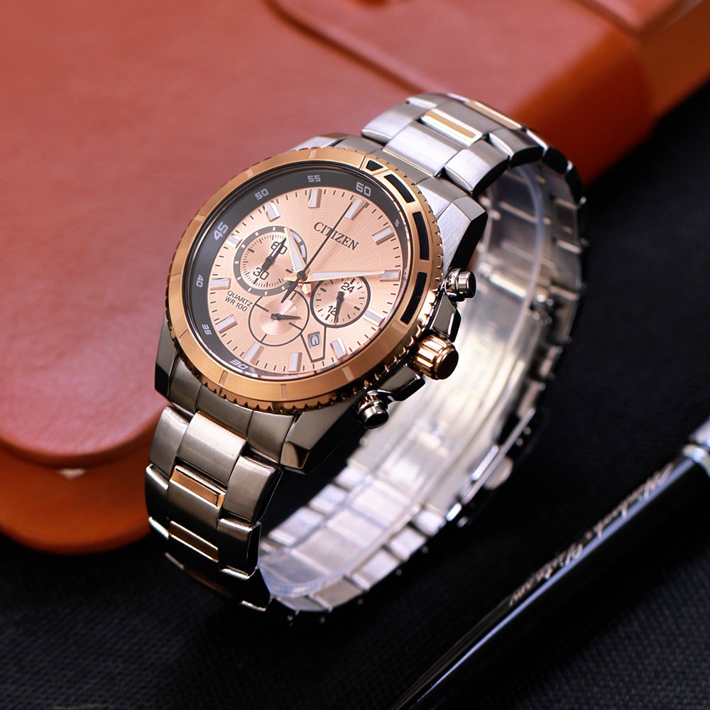 Đồng Hồ Nam Citizen Quartz Chronograph AN8204-59X 46.5mm