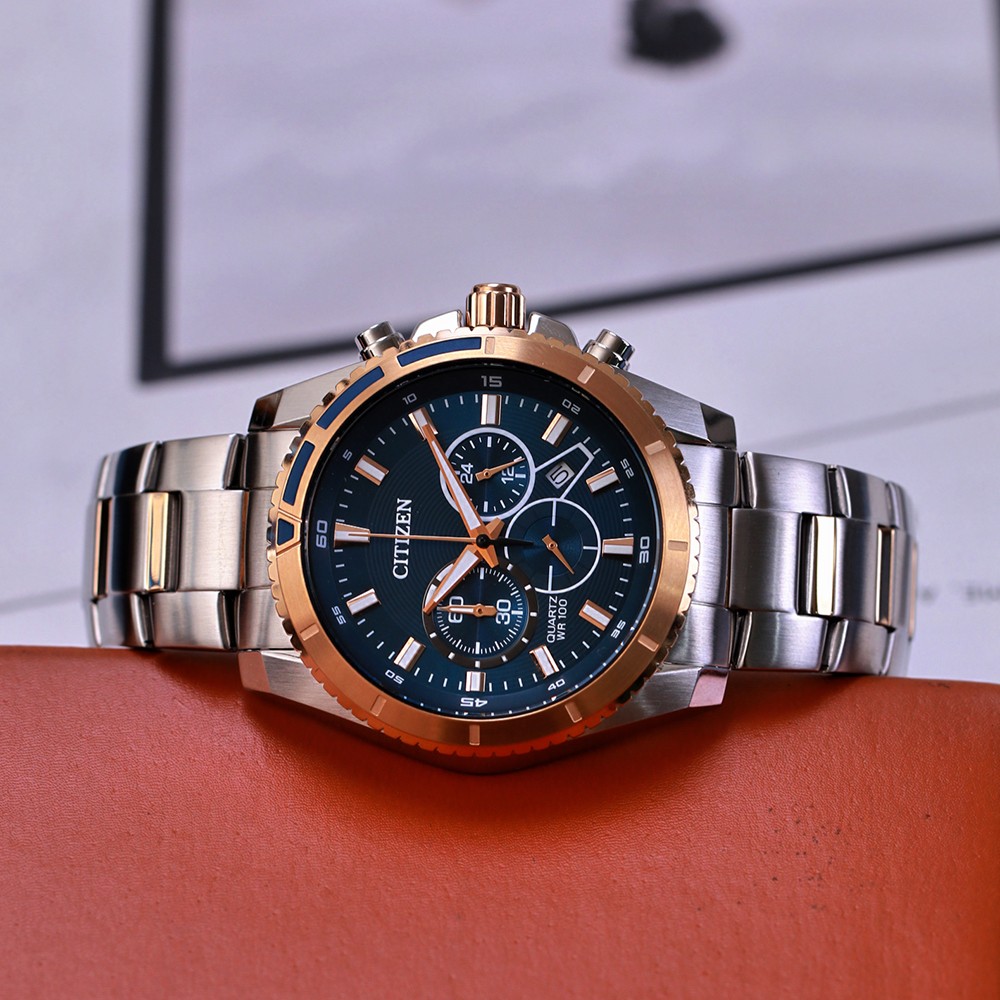 Đồng Hồ Nam Citizen Quartz Chronograph AN8206-53L 46.5mm