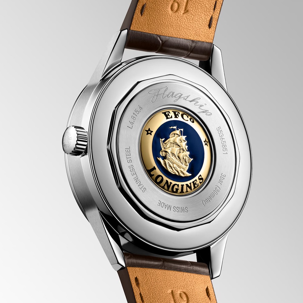 Đồng Hồ Nam Longines Flagship Heritage Moonphase L4.815.4.62.2 38.5mm