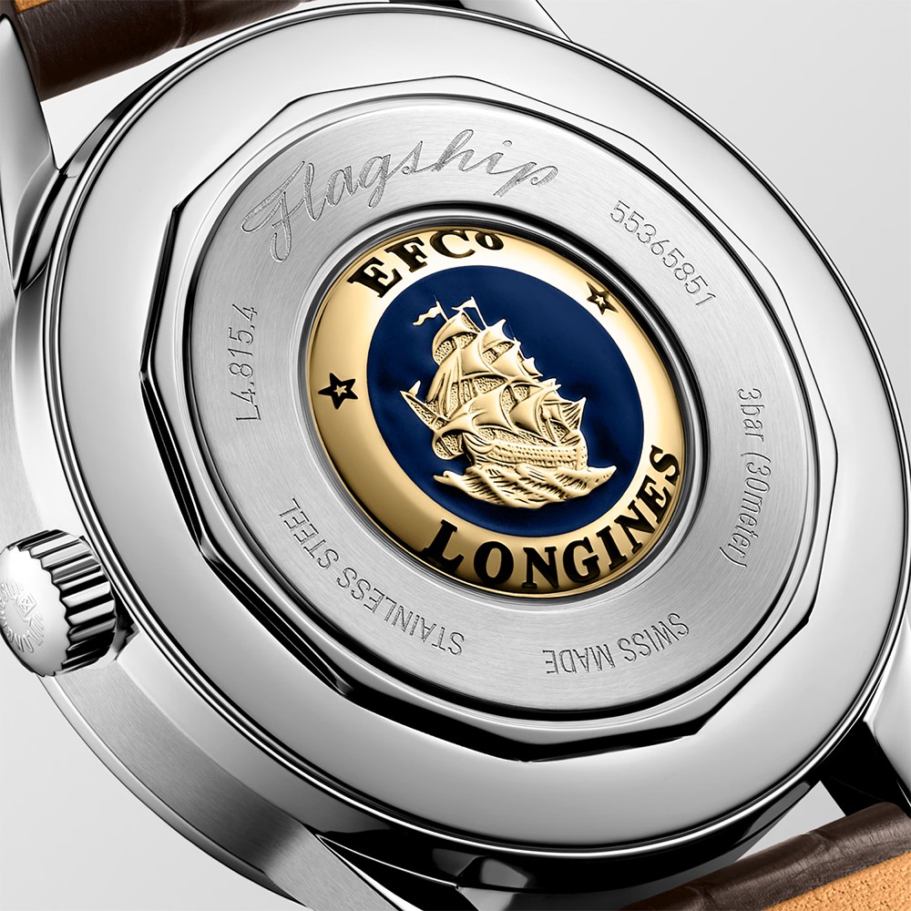 Đồng Hồ Nam Longines Flagship Heritage Moonphase L4.815.4.62.2 38.5mm