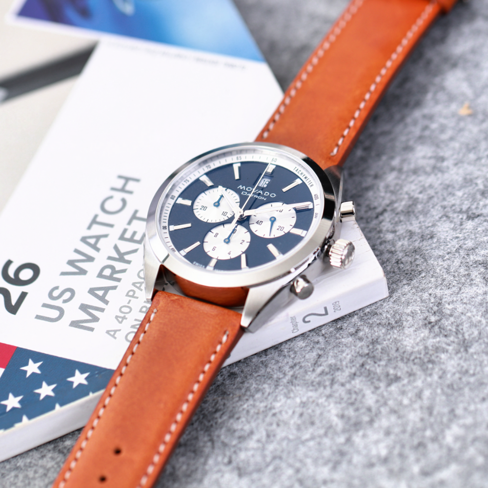 Đồng Hồ Nam Movado Heritage Datron Chronograph 3650181 41mm