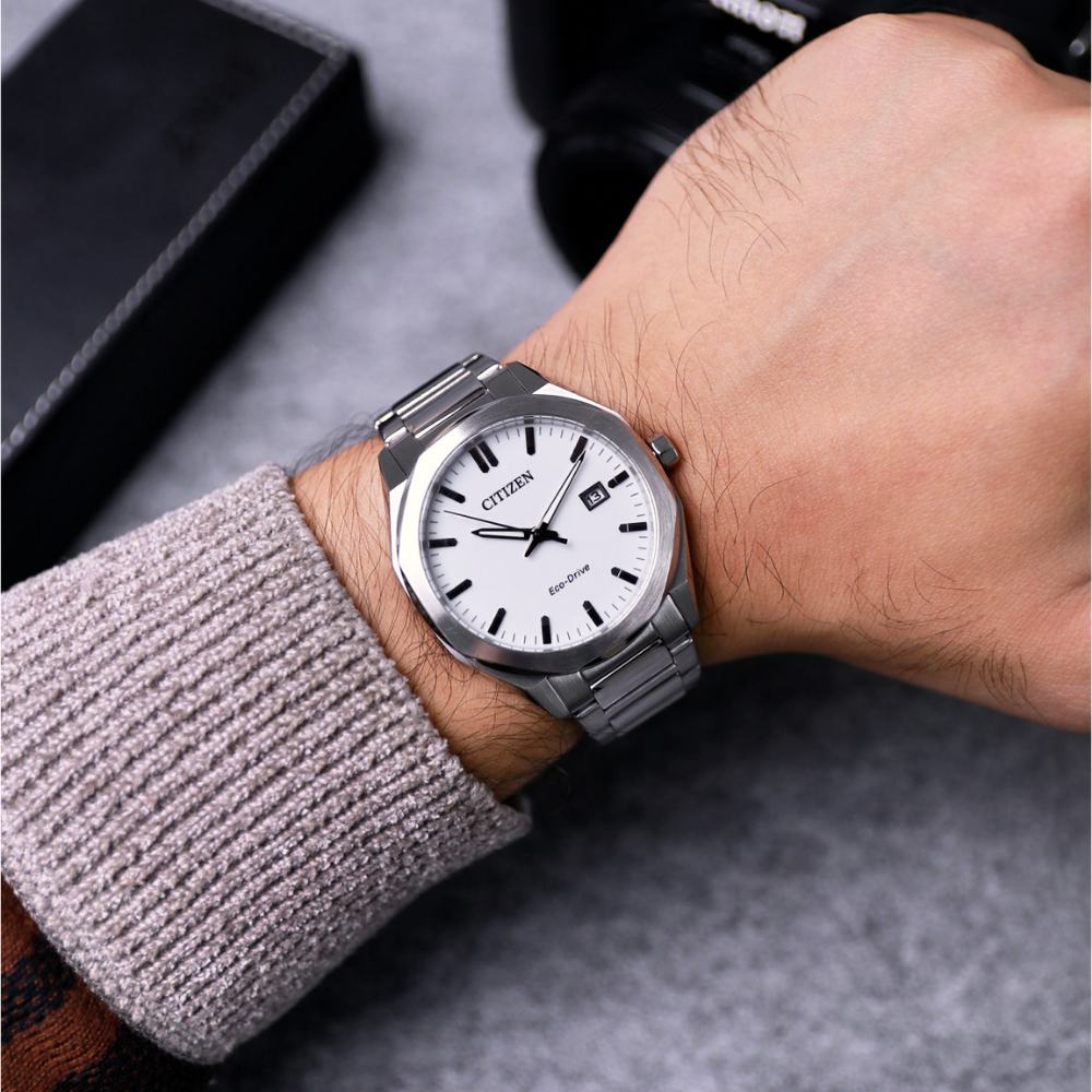 Đồng Hồ Unisex Citizen Eco-Drive Octangle BM7620-83A 38mm