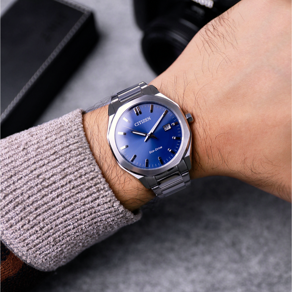 Đồng Hồ Unisex Citizen Eco-Drive Octangle BM7620-83L 38mm