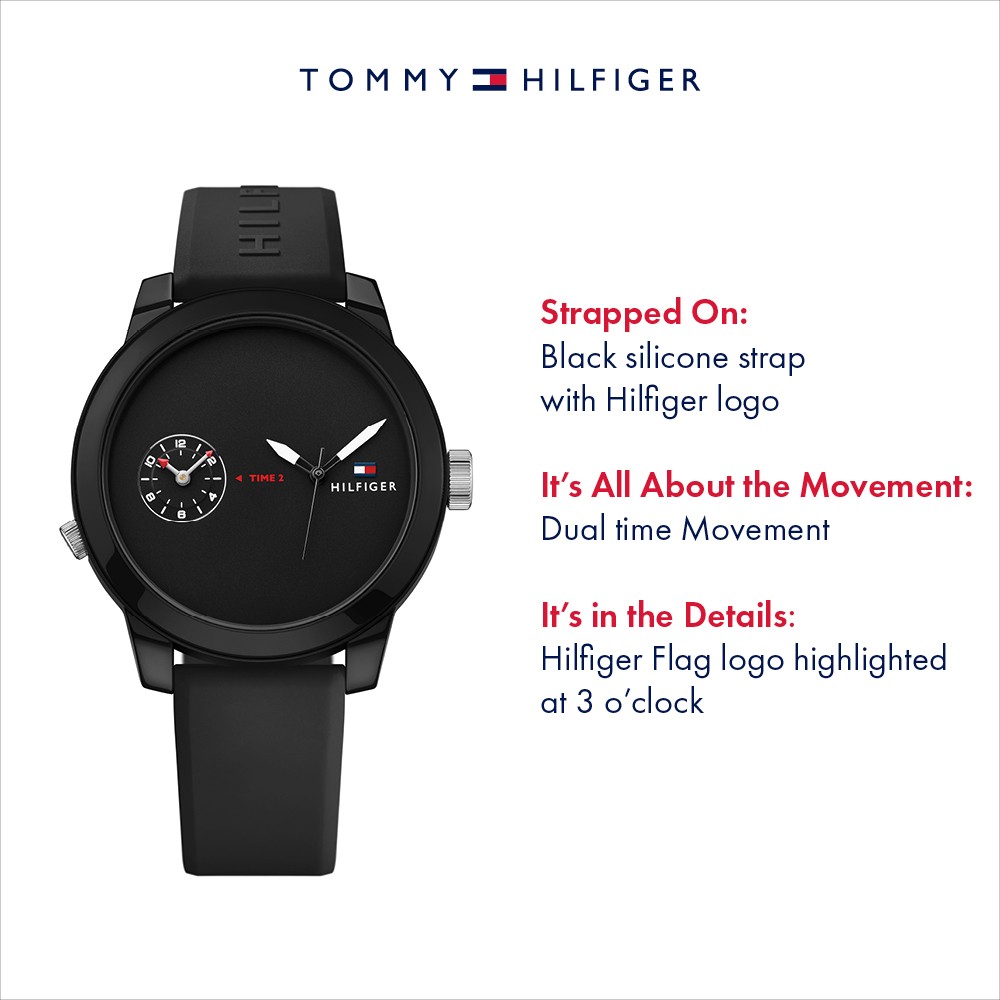 Đồng Hồ Nam Tommy Hilfiger Denim 1791326 44mm