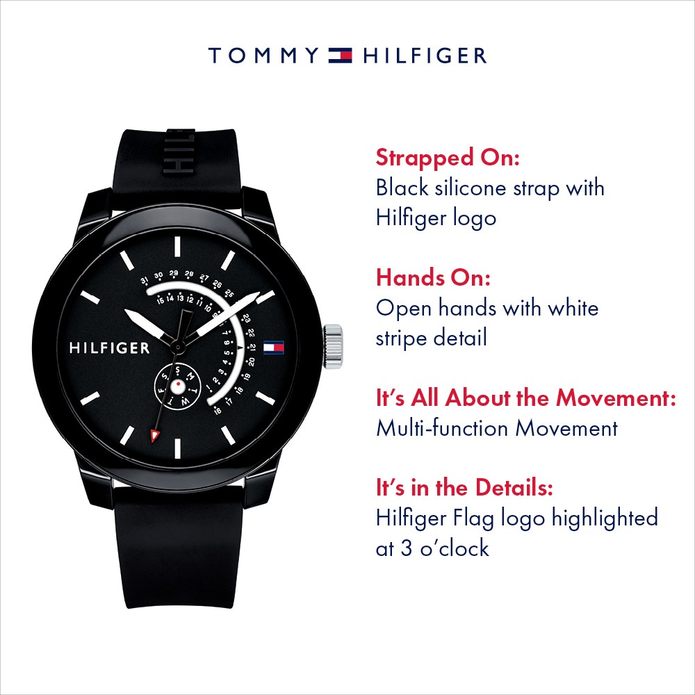 Đồng Hồ Nam Tommy Hilfiger Denim 1791483 44mm