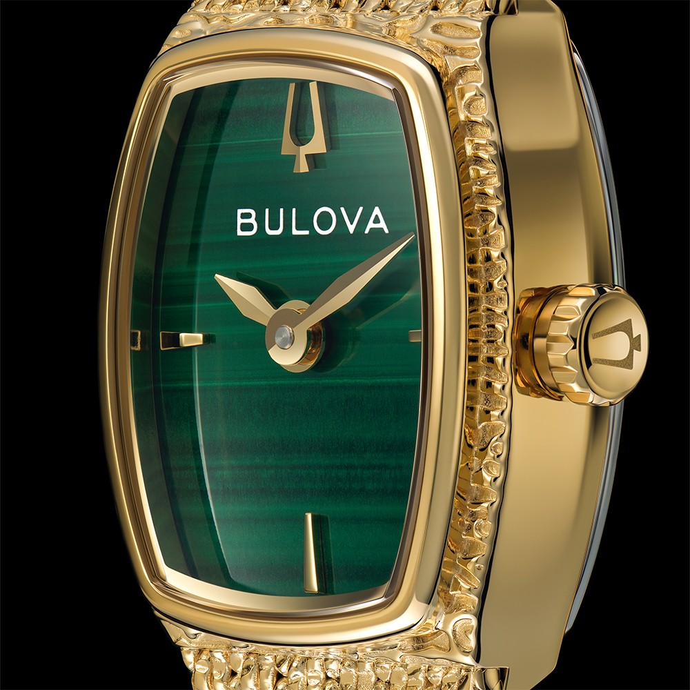 Đồng Hồ Nữ Bulova Classic Goddess of Time Malachite 97L184 17mm
