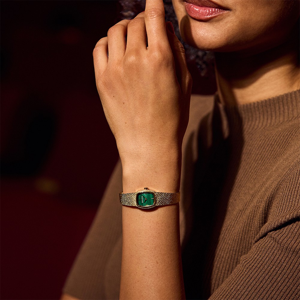 Đồng Hồ Nữ Bulova Classic Goddess of Time Malachite 97L184 17mm