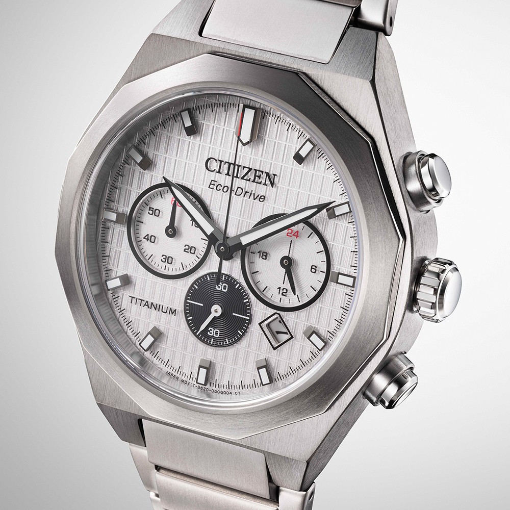 Đồng Hồ Nam Citizen Zenshin Senkei Eco-Drive Chronograph CA4690-51A 41mm