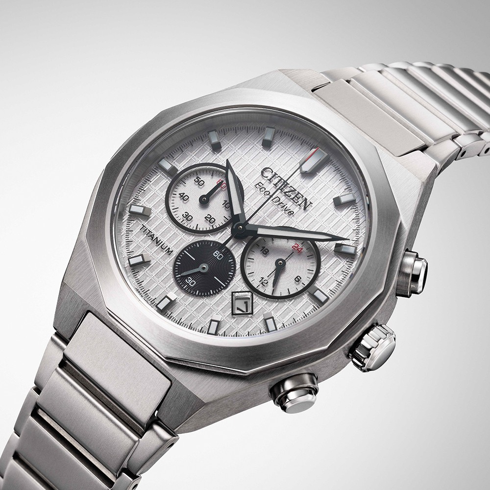 Đồng Hồ Nam Citizen Zenshin Senkei Eco-Drive Chronograph CA4690-51A 41mm