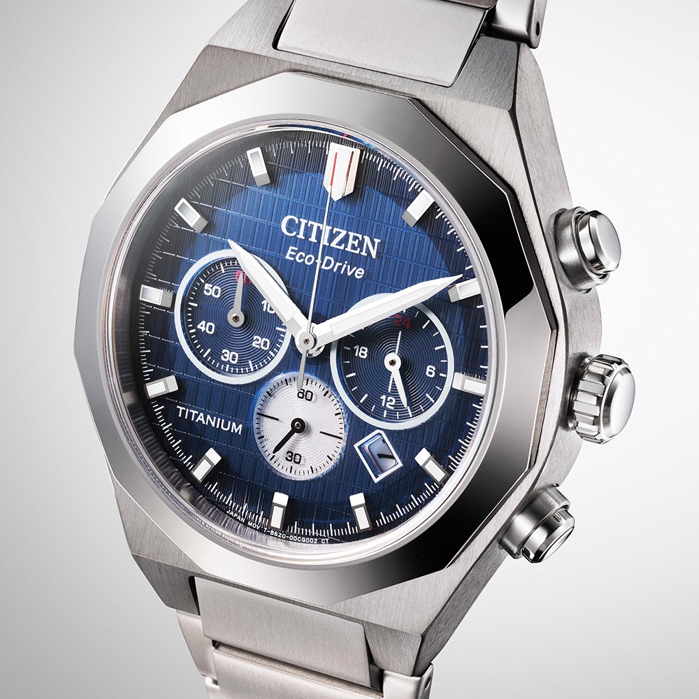 Đồng Hồ Nam Citizen Zenshin Senkei Eco-Drive Chronograph CA4691-59L 41mm