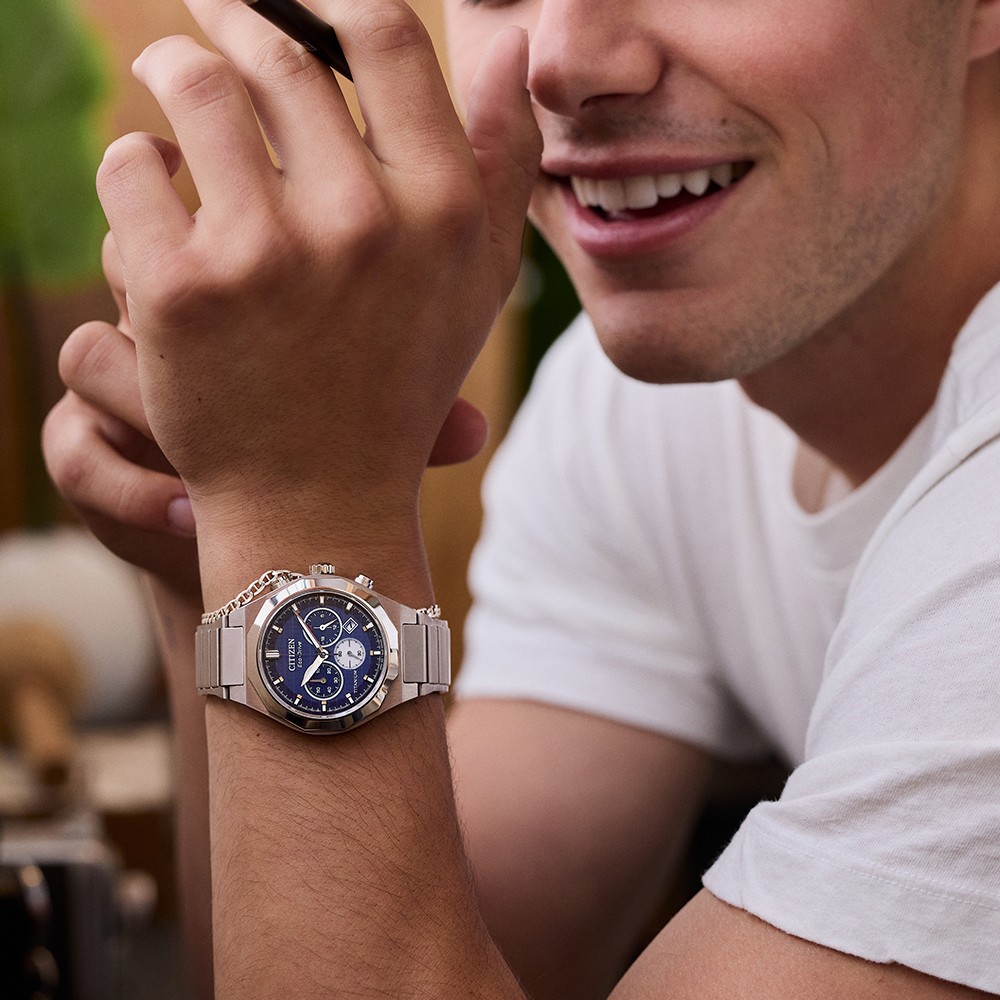 Đồng Hồ Nam Citizen Zenshin Senkei Eco-Drive Chronograph CA4691-59L 41mm