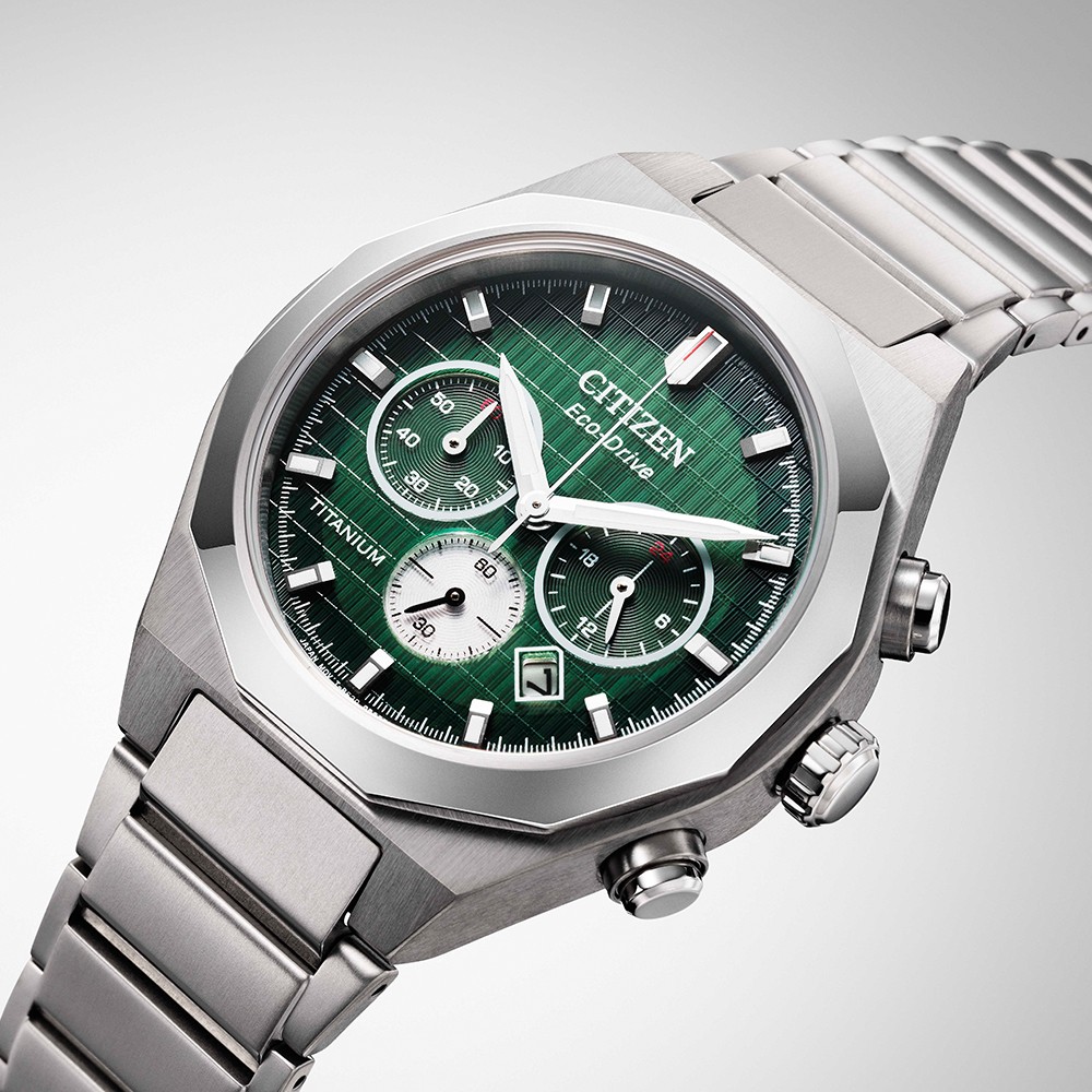 Đồng Hồ Nam Citizen Zenshin Senkei Eco-Drive Chronograph CA4691-59X 41mm