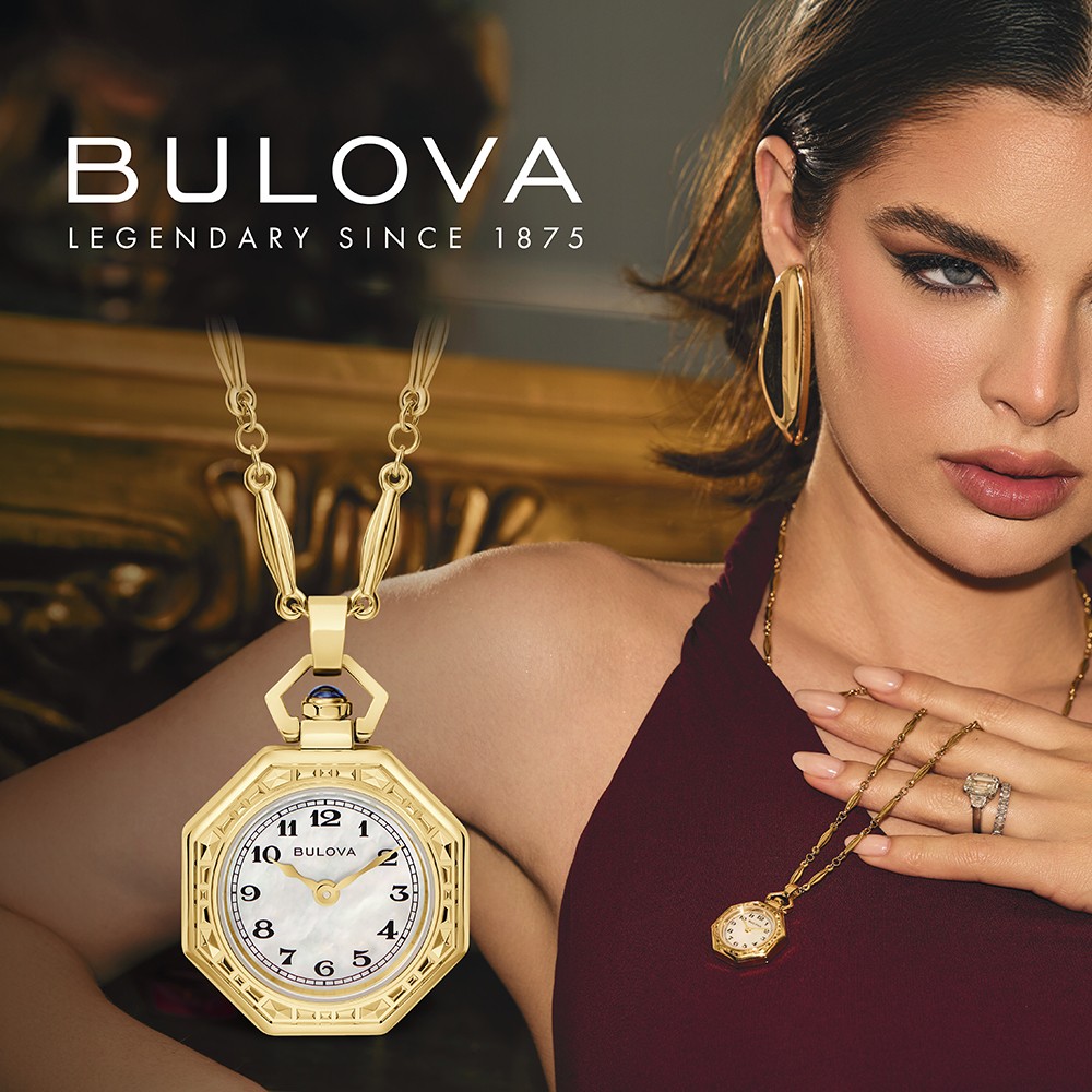 Đồng Hồ Nữ Bulova Rubaiyat Pendant Necklace Limited 97L182 25.5mm