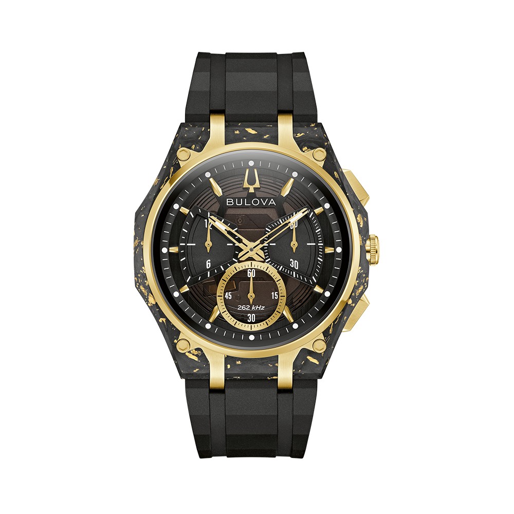 Đồng Hồ Nam Bulova Curv Forged Carbon Special Edition 98A328 44mm