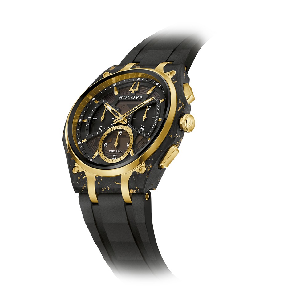 Đồng Hồ Nam Bulova Curv Forged Carbon Special Edition 98A328 44mm