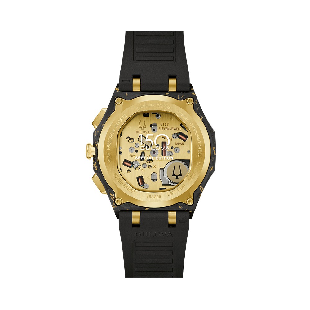 Đồng Hồ Nam Bulova Curv Forged Carbon Special Edition 98A328 44mm