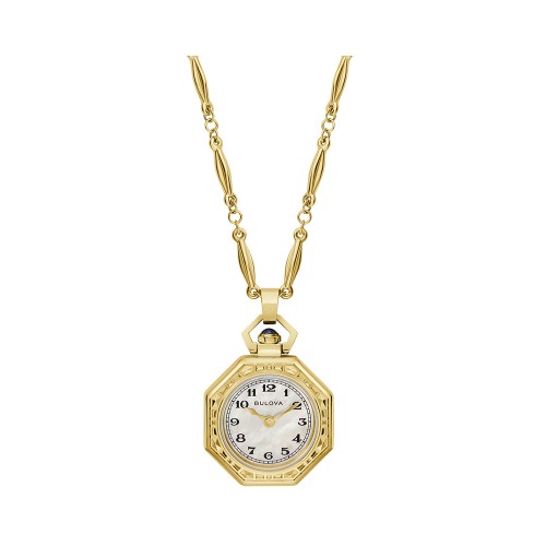 Đồng Hồ Nữ Bulova Rubaiyat Pendant Necklace Limited 97L182 25.5mm
