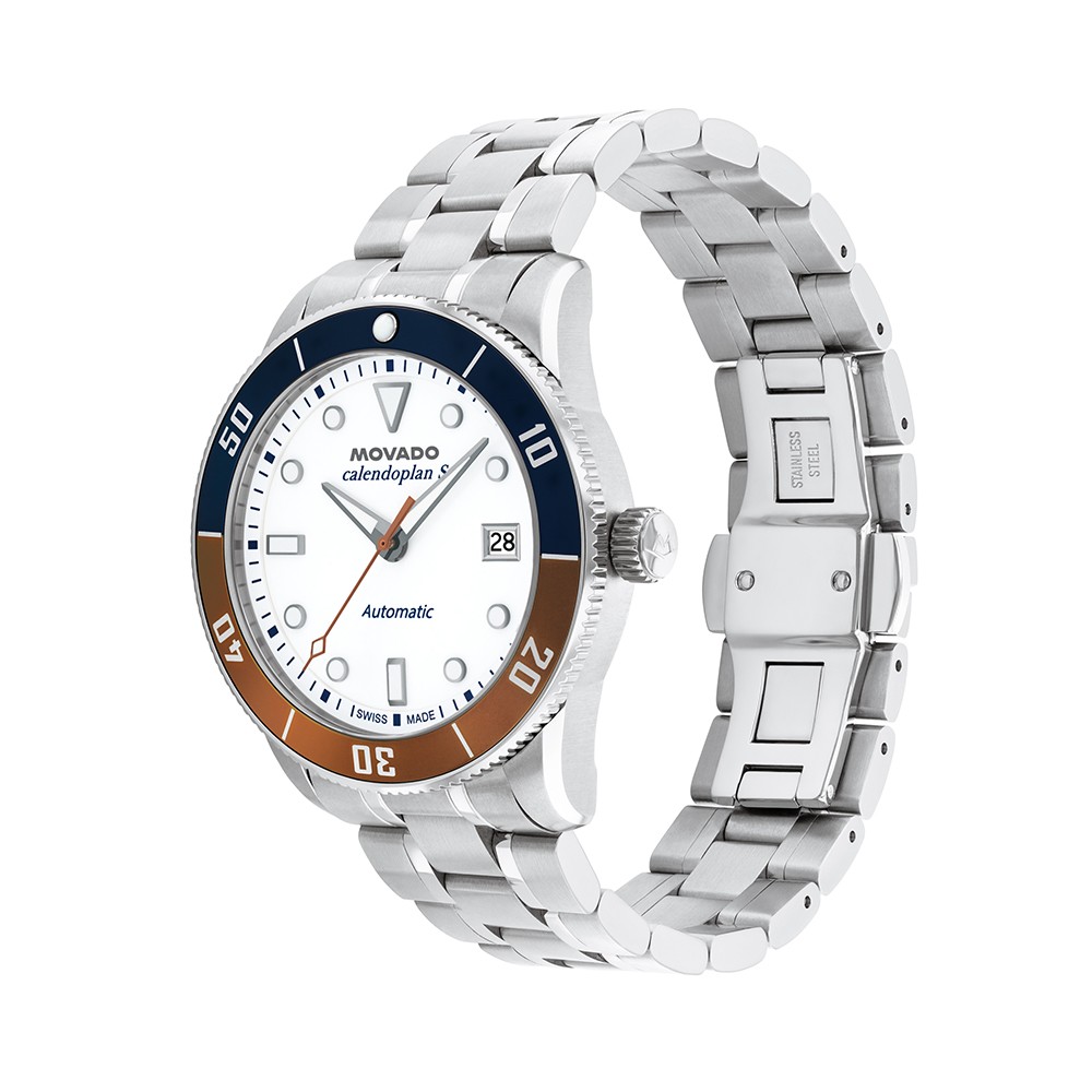 Đồng Hồ Nam Movado Heritage Calendoplan S Automatic 3650222 40mm