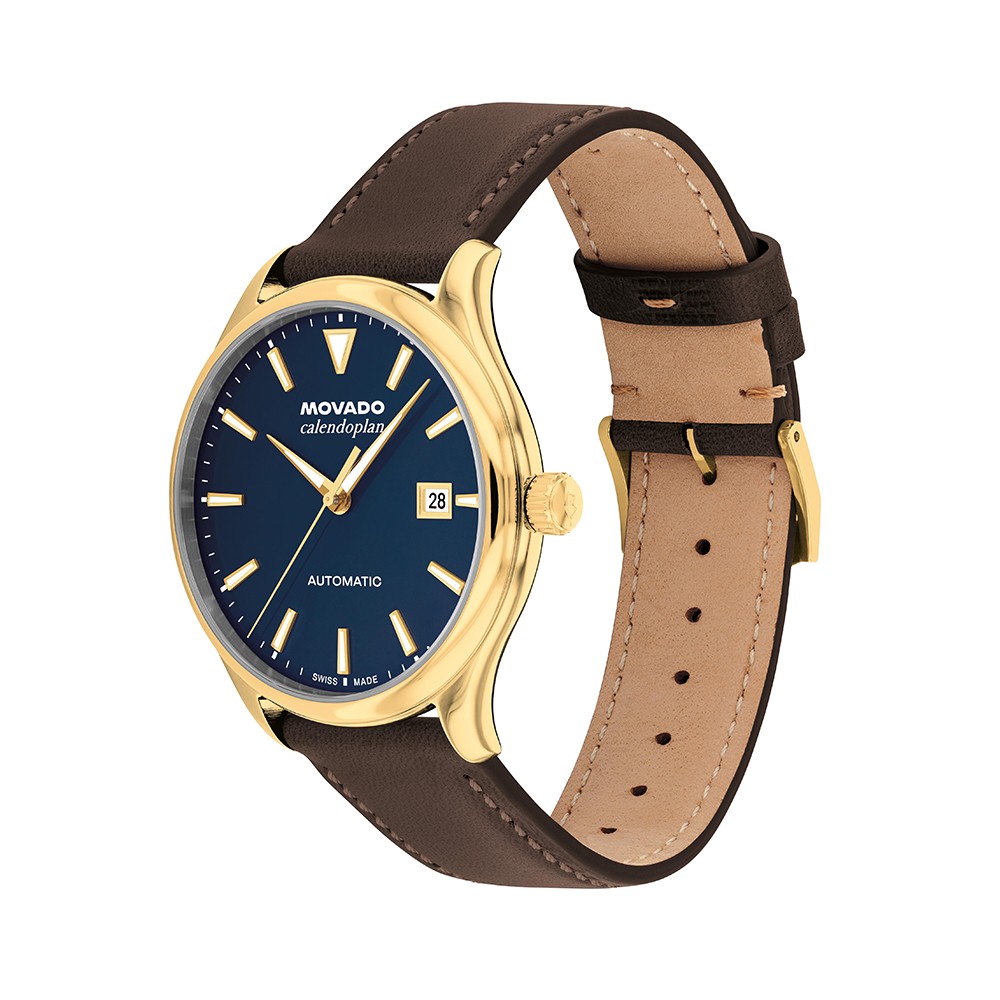 Đồng Hồ Nam Movado Heritage Calendoplan Automatic 3650230 40mm