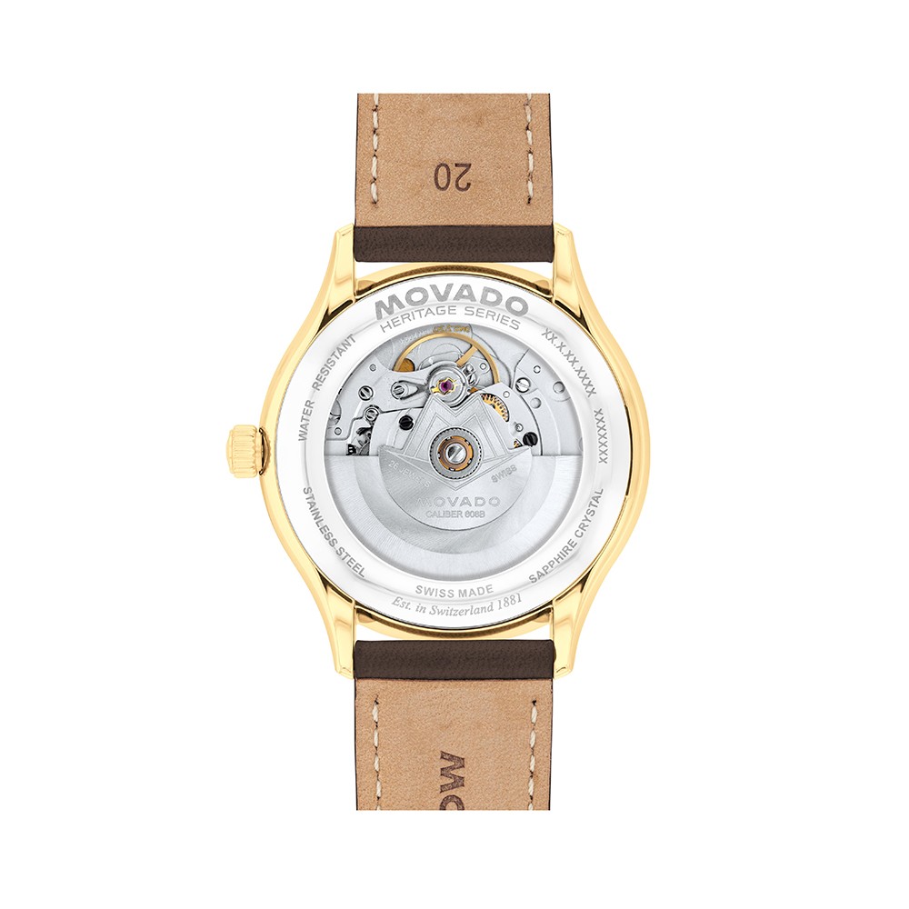Đồng Hồ Nam Movado Heritage Calendoplan Automatic 3650230 40mm
