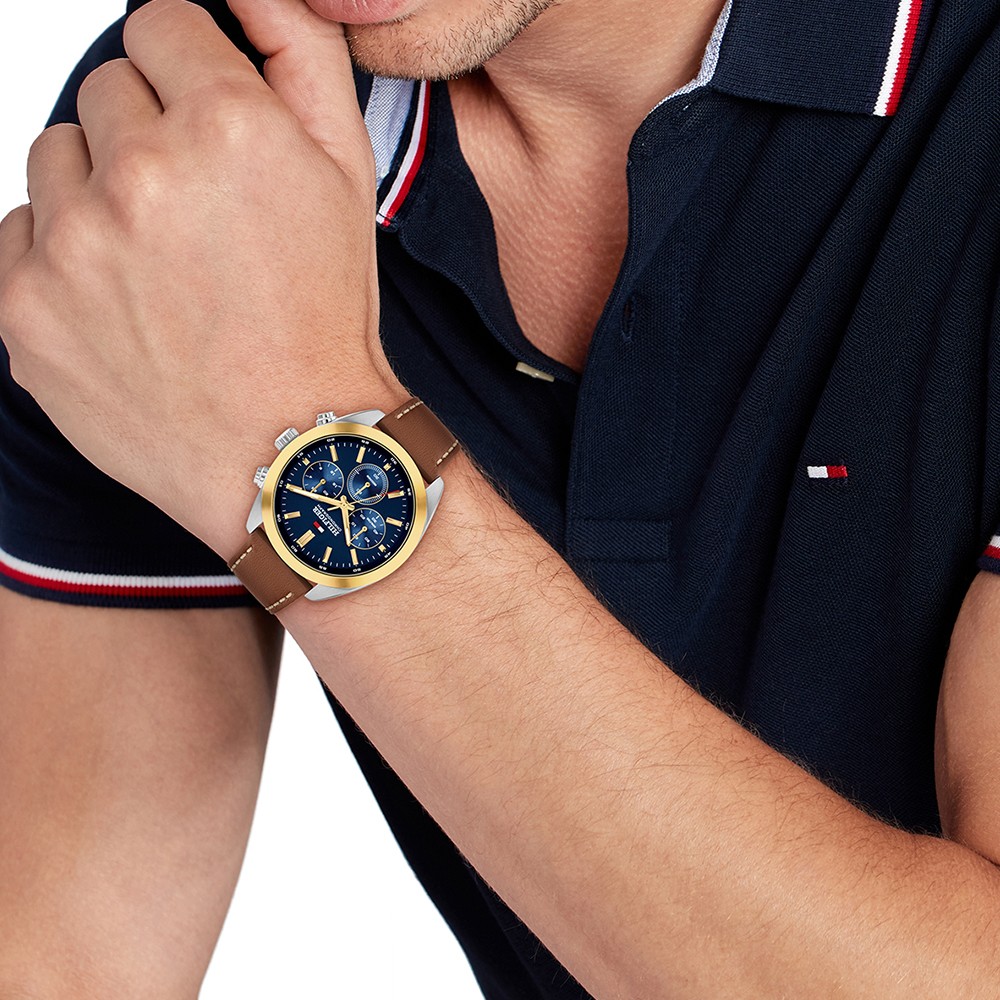 Đồng Hồ Nam Tommy Hilfiger Hudson Chronograph 1710720 40mm
