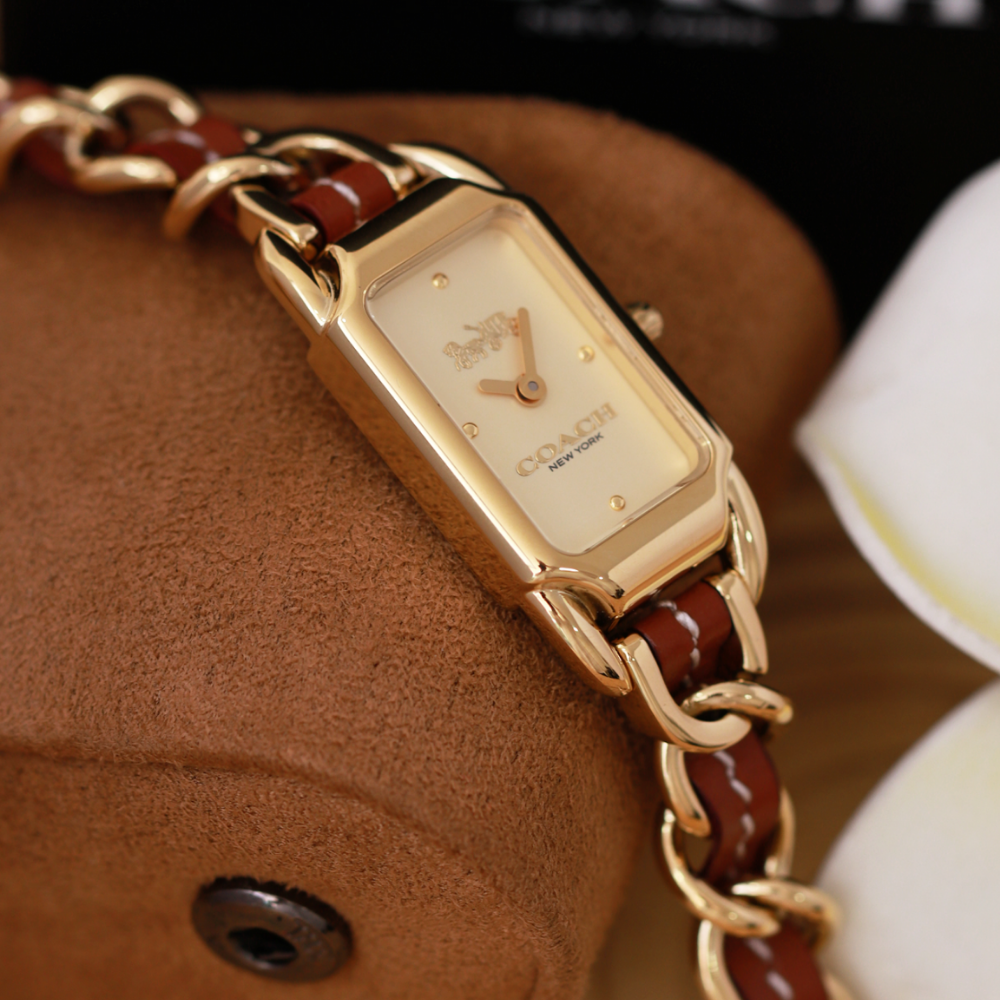 Đồng Hồ Nữ Coach Cadie 14504282 17.5mmx28.5mm