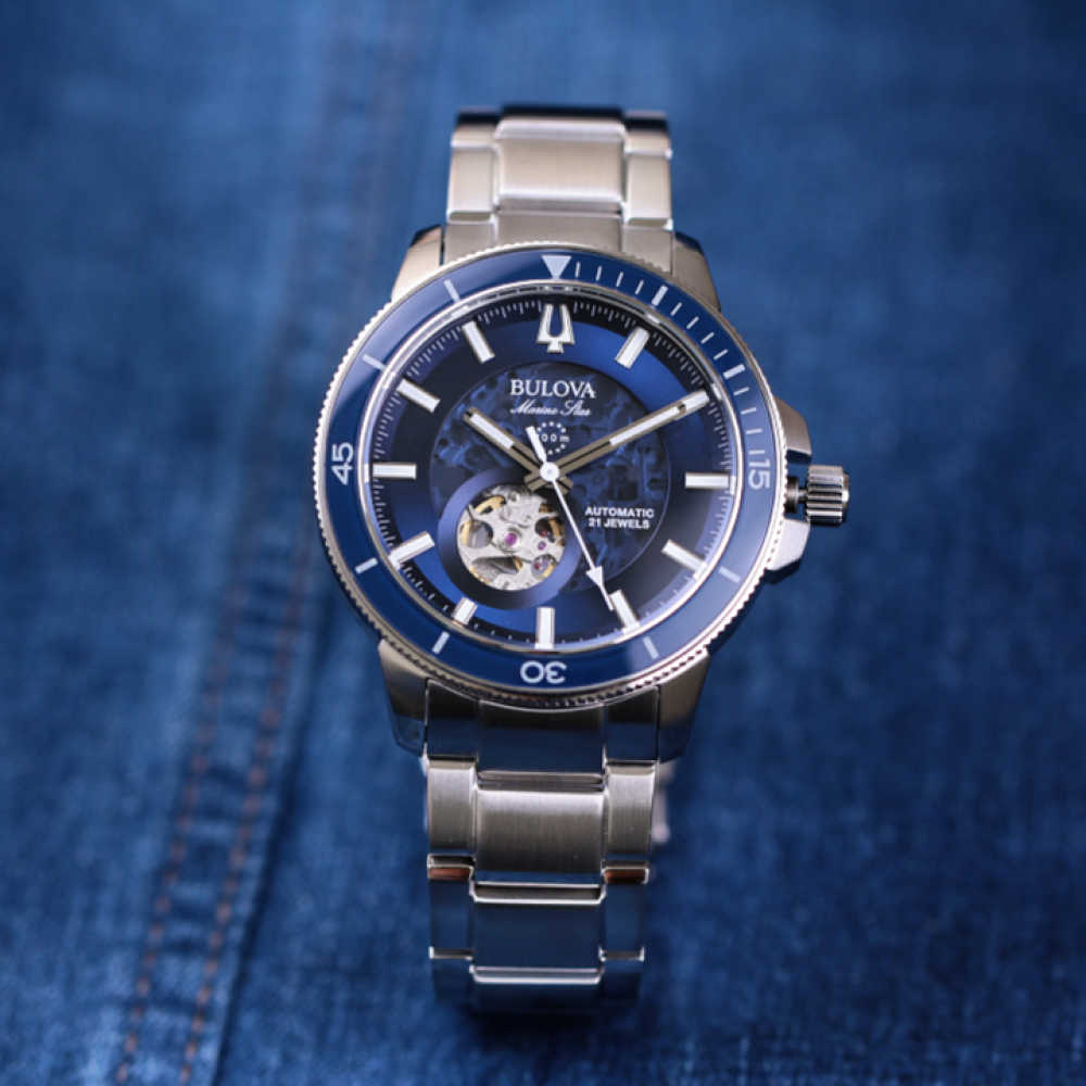 Đồng Hồ Nam Bulova Marine Star Automatic 96A289 45mm