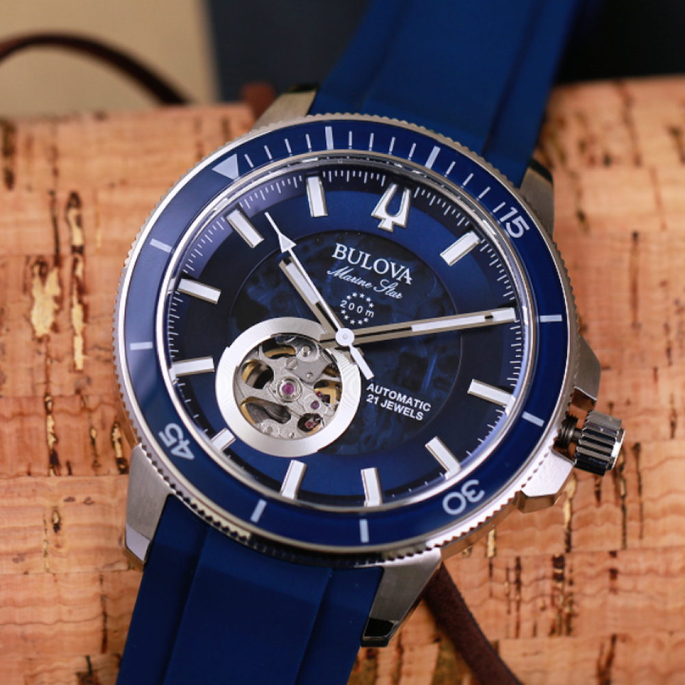 Đồng Hồ Nam Bulova Marine Star Automatic 96A303 45mm